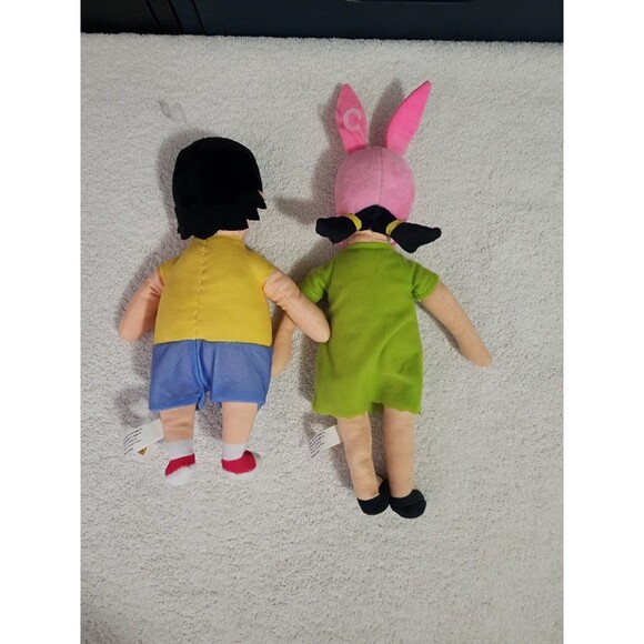 Bob Burger Gene Belcher and Louise Belcher Plush - Picture 2 of 4